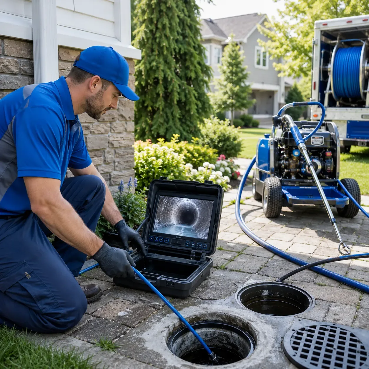 Outdoor drain cleaning professionals serving Poquoson, VA